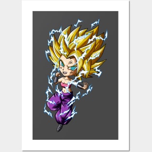 chibi_caulifla_ssj2 Posters and Art